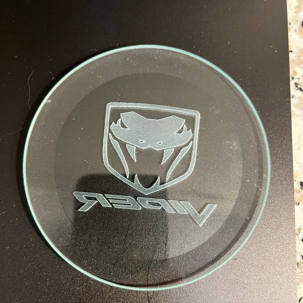 Dodge Viper LazART coaster’s - Picture 4 of 10